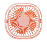 NRVTRE Ventilador de escritorio plegable USB con ángulo ajustable, ventilador de mesa personal silencioso para el hogar, dormitorio, 3 velocidades, escritorio USB, pequeño, silencioso, potente