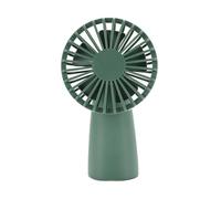 NRVTRE Ventilador de mano con giro de 90° para camping, funciona con pilas, ventilador de cuello para viajes, camping y portátil