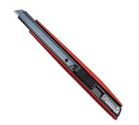 NT Cutter CUTTER Premium Evolution PMG Series - Cuchillo utilitario de aluminio fundido a presión con bloqueo automático (PMGA-EV01) de acero inoxidable de 9 mm