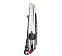 Nt Cutter L-500GP Cortador Metálico 18 mm + Cartucho con dispensador. Kit cútter profesional con cuchillas de respuesto. Cúter metálico en aluminio mango anti-deslizante. (L-500 GP + 50 HOJAS)