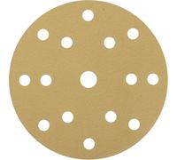 NTools HMF 7 - Papel de lija de velcro de 150 mm, grano 240, discos de lija de 150 mm, velcro con 15 orificios para lijadora orbital redonda, óxido de aluminio, papel de lija de grano 240, juego de