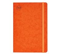 NU: Cuadernos - Craze Cloud Range - Diario A5 - Suministros de diario - Cuadernos de papelería - Bloc de notas rayado - Naranja - 160 páginas, NU003960-FSC-OR