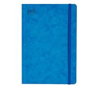 NU Cuadernos - Craze Cloud Range - Diario A5 - Suministros para diarios - Cuadernos de papelería - Bloc de notas a rayas - Azul - 160 páginas, NU003960-FSC-BL