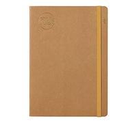 Nu Notebooks - Cuaderno A6 con lomo cosido de manilla, cuaderno de papelería, bloc de notas profesional, 120 páginas