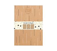 Nu: NU003868 Kraft - Cuaderno (A5, 3 unidades)