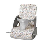 Nuby Asiento Elevador Portátil para Bebé/Niños | Plegable en Bolsa Compacta con Bolsillo de Almacenamiento | Impermeable | Funda Extraíble | Ideal para Comidas en Casa y de Viaje | 6+ Meses