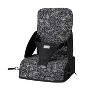 Nuby Asiento Elevador Portátil para Bebé/Niños | Plegable en Bolsa Compacta con Bolsillo de Almacenamiento | Impermeable | Funda Extraíble | Ideal para Comidas en Casa y de Viaje | 6+ Meses