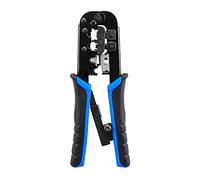 Nucelit Herramienta de crimpado RJ45 RJ45, herramientas de corte 6P 8P, alicates pelacables para crimpado de cables, herramienta de cable Ethernet