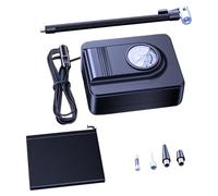 Nucelit Inflador Ire para coche, motocicleta, coche, compresor de aire, bombas de aire portátiles con linterna, inflador de neumáticos, compacto de viaje