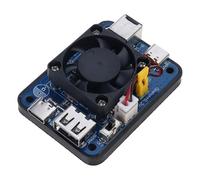 Nucelit Módulo de alimentación RPi 5 5V5A 27W PD inducido USB de dos entradas de amplio voltaje y dos salidas