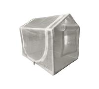 Nucelit Tienda de campaña compacta a prueba de invierno con diseño hexagonal, aislamiento mejorado, uso en interiores y exteriores, montaje rápido, suministros de jardinería de PVC