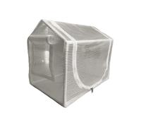 Nucelit Tienda de campaña compacta a prueba de invierno con diseño hexagonal, aislamiento mejorado, uso en interiores y exteriores, montaje rápido, suministros de jardinería de PVC
