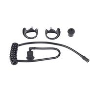 Nucelit Tubo de aire flexible con resorte para auriculares de bobina de aire acústico para auriculares de radio bidireccional