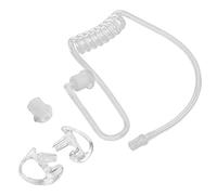 Nucelit Tubo de aire flexible con resorte para auriculares de bobina de aire acústico para auriculares de radio bidireccional