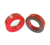 Núcleos toroidales de ferrita Núcleos de polvo de hierro T200, 1-5 uds., T200-2 OD * ID * HT 51 * 32 * 14mm 12nH/N2 10uo, núcleo toroide de ferrita, revestimiento de núcleo rojo y gris(Quantity 5PCS)