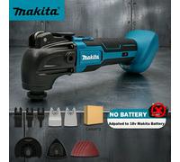 Nueva Herramienta Multiusos Oscilante Inalámbrica Makita DTM51 de 18V, 6 Velocidades, con Liberación Rápida, Recortadora Eléctrica para Renovaciones del Hogar With Accessories