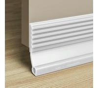 Nueva tira de sellado inferior para puerta de 1 m, resistente al viento, al polvo, protectora contra la lluvia, burlete, aislante y sellador para reducir el ruido. Fabricación en Home Hardware - - B