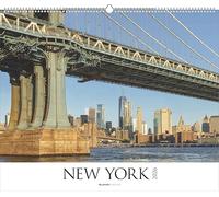 Nueva York 2026 - Agenda de viaje de ciudades - Horizontal 60 x 50 cm - Espiral