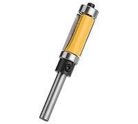 Nuevo 1/4 "Router bit Template Router bit Tool Vástago Cojinete Inferior Superior Flush Trim Router bit para Carpintero Carpintería Fresa