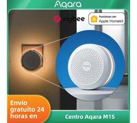 Aqara Smart Hub M1S Gateway Zigbee 3.0 Wi‑Fi RGB Luz Nocturna Compatible con Mijia HomeKit US plug
