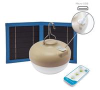 Nuevo farol de jardín CHERRY BULB, con batería, energía solar y recargable, luz cálida