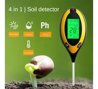 Nuevo medidor de pH del suelo 3 en 1/4 en 1, probador de acidez y humedad, medidor de humedad del suelo, Kit de prueba de suelo para plantas para flores 3 in 1