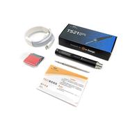 Nuevo MINIWARE TS21, Soldador con Luz de Relleno, Pantalla Digital OLED, Multilingüe, Función de Reposo Inteligente, Pluma de Soldadura Eléctrica Only offcial cable