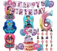 Nuevo Set de Decoración para Fiestas de Cumpleaños K-Pop: Globos de Látex, Globos de Aluminio, Fondo, Platos, Vasos y Pancartas para Eventos Balloon Set - 9pcs
