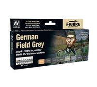 Nuevo Set De Pinturas Vallejo, Gris Uniforme Alemán, WWII, 8x17ml Artículo 70181