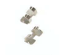 NUHFUFA 2 piezas de repuesto de batería AAA de doble metralla, soporte de batería multímetro clip de fijación para FLUKE 101 106 107 multímetro 302+ 303 305 324 accesorios de abrazadera
