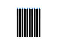 NUIGUBF Cinta elástica Negra， para el Panel de reemplazo de la Pantalla LED del portátil, Cinta de Doble Cara portátil Resistente al Estiramiento y sin tirones (20PCS, 220 * 8 * 0.5mm)