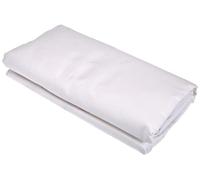 Nuit Des Vosges 2094459 Cotoval Sábana Bajera Algodón Liso Blanco 80 x 190 cm