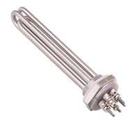 NUJA 1pc 220V / 380V 3 KW DN32 Rosca SUS304 Calentamiento por Resistencia eléctrica del Elemento de inmersión del Elemento Calentador de Agua