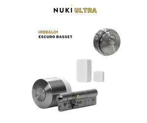 NUKI ULTRA Smart Lock + Door Sensor + Escudo de Seguridad
