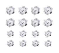 NULYLU 100 Cubitos de Hielo Falsos Acrílicos Transparentes Reutilizables Alto Efecto de Simulación para Decoración y Fotografía de Alimentos