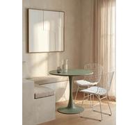 Numa mesa de comedor redonda 80 verde - Kenay Home Verde