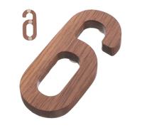Número de Buzón de Madera, Dirección y Puerta para Exterior | Diseño Sólido 3d, Instalación Fácil, Números Claros y Visibles, se Puede Pintar o Teñir, Estilo Rústico