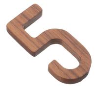 Número de Buzón de Madera Maciza 3d, Placa Decorativa | Exterior y Proyecto Diy, Números Claros y Visibles, se Puede Pintar o Teñir, Estilo Contemporáneo