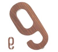 Número de Casa de Madera Negra, Números Magnéticos 3d para Exterior | Estilo Rústico y Elegante, Fácil Instalación, se Puede Pintar o Teñir, para Identificar Puertas y Fachadas