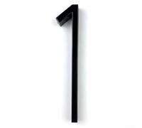 Números de casa modernos de 5 pulgadas, acero inoxidable flotante para número de dirección para exterior, número de metal resistente a la intemperie con kit de clavos para puerta de jardín, buzón
