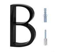 Números de casa modernos de 5 pulgadas, acero inoxidable flotante para número de dirección para exterior, número de metal resistente a la intemperie con kit de clavos para puerta de jardín, buzón