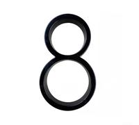 Números de casa modernos de 5 pulgadas, acero inoxidable flotante para número de dirección para exterior, número de metal resistente a la intemperie con kit de clavos para puerta de jardín, buzón