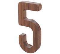 Números de Casa Modernos de Madera Maciza 3d para Exterior | Diseño Contemporáneo y Rústico, Números Visibles Efecto Decorativo, Instalación Fácil y Opción Pintar o Teñir
