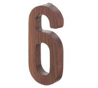 Números de Dirección de Madera 3d para Buzón, Decoración Exterior | Diseño Macizo en Madera, Visibles y Claros, se Pueden Pintar o Teñir, Instalación Sencilla para Bricolaje