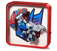 Numskull Lámpara de escritorio con logotipo acrílico oficial de Transformers para dormitorio, oficina, hogar, estudio, trabajo, mercancía oficial de Transformers