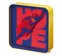 Numskull Lámpara de Escritorio y Pared Oficial Superman 2025 con Logotipo Acrílico - Luz Ambiental para Dormitorio, Oficina, Hogar, Estudio - Merchandising Oficial de DC Comics