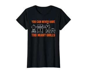 Nunca Puedes Tener demasiadas Parrillas para Barbacoa Pitmaster Angustiado Camiseta gráfica económica