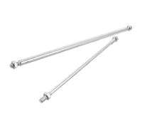 NUOBESTY 2 Varillas Metálicas Repuestos para Cubos de Trapeador Industriales, Paquete de 2 Piezas Aplicables para Carrito de Fregona Cesta de Presión Lateral para Limpieza Intensiva