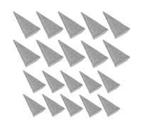 NUOBESTY 40 Unidades Hierro Cuña de Reparación de Martillo Suelto para | Cuña Triangular Cónica, Instalación Segura, para Mango de Martillo, Taller de Carpintería