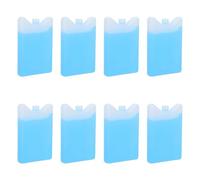 NUOBESTY 8 Piezas Decoracion Verano Bolsa de Hielo Reutilizable para Nevera Pequeña Portátil y Contenedores para Almacenar Alimentos en Camping y Enfriador Portátil